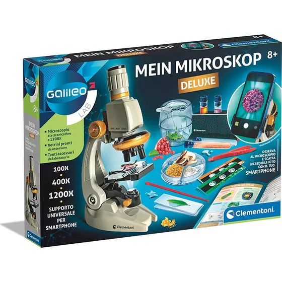 Clementoni® Galileo Mein Mikroskop Deluxe