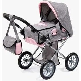 Bayer Puppenwagen City Star grau/rosa