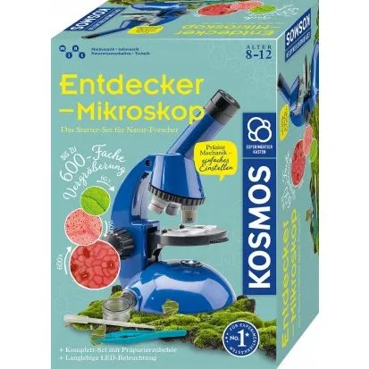 KOSMOS Entdecker-Mikroskop - Starter-Set für Natur-Forscher