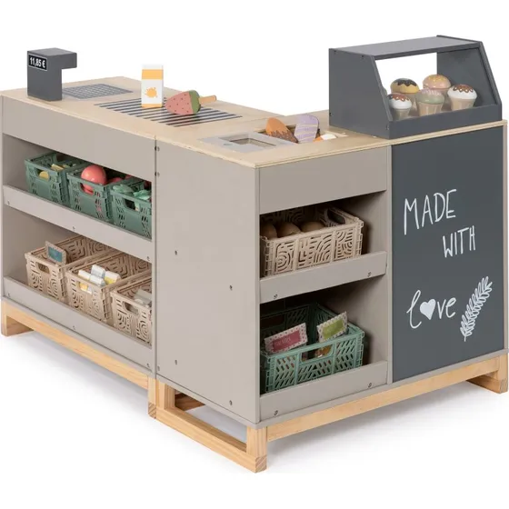 MUSTERKIND Kaufladen BOLLEA warmgrau/weiß