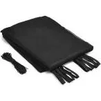 COSTWAY Ø366 cm Trampolin-Sicherheitsnetz innenliegend schwarz