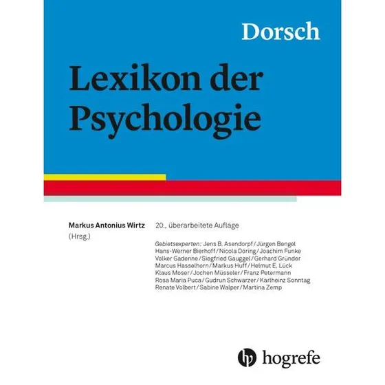 Dorsch - Lexikon der Psychologie, 20. Auflage
