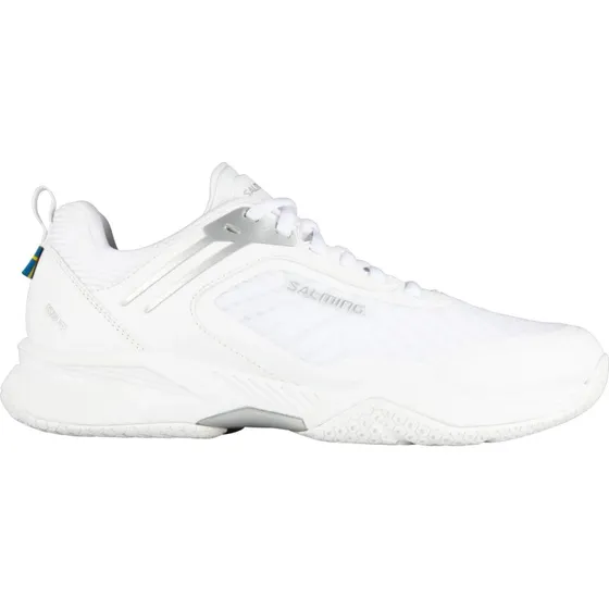 Salming Fusion Pro Stabilität 2025 Herren Hallenschuhe Weiß/Silber
