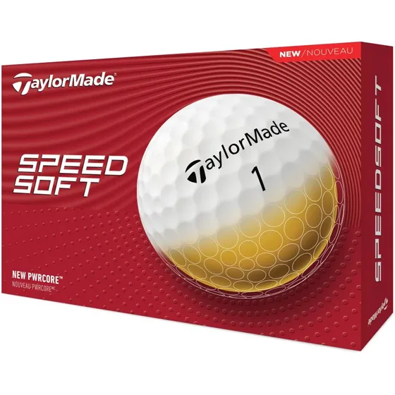 TaylorMade SpeedSoft Golfblle 12er-Pack, wei