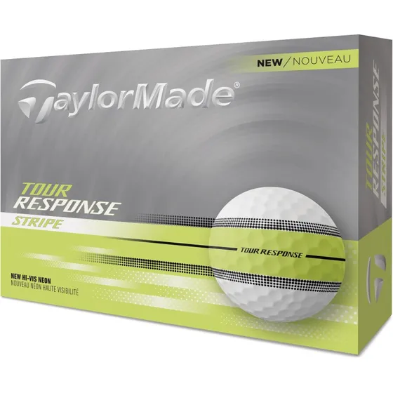 TaylorMade Tour Response Stripe 2025 Golfbälle (12 Stk.)