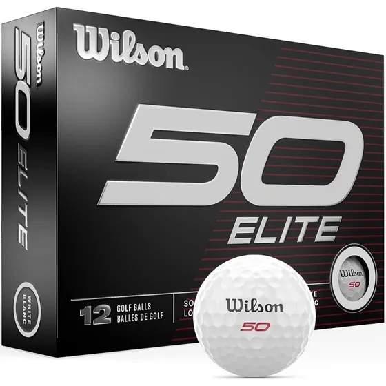 Wilson Fifty Elite Golfbälle 12er Pack, weiß