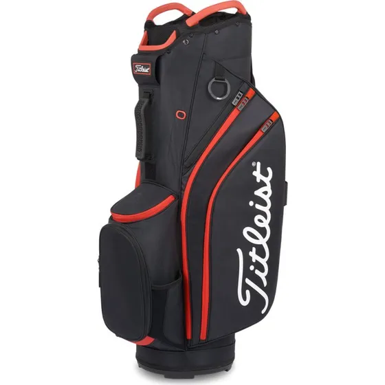 Titleist Cart 14 Lightweight Trolleybag schwarz/rot
