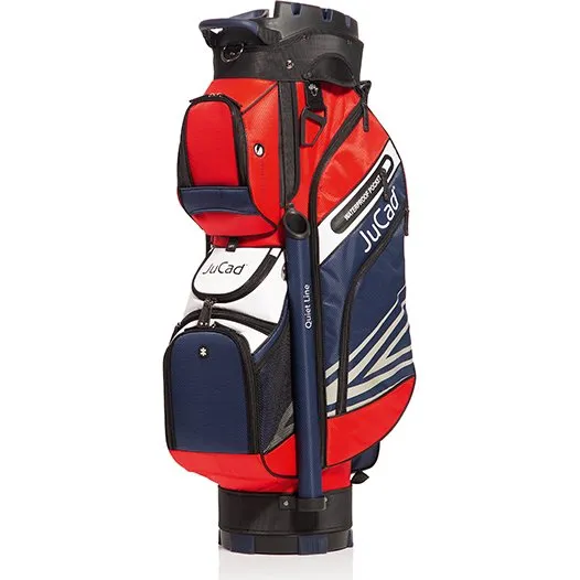 JuCad Quiet Line Cartbag dunkelblau/rot/wei