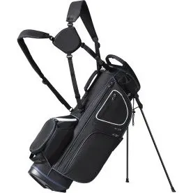VEVOR Golfcart-Tasche 89 cm, 14-Wege-Organizer, 11 Taschen, Schwarz-Wei