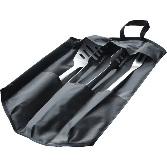 Enders Premium Grillbesteck Edelstahl 3er-Set mit Tasche