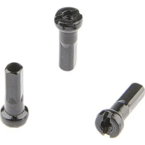 Alpina Speichennippel 14G 4mm M2,6 14mm schwarz Messing (144 Stück)
