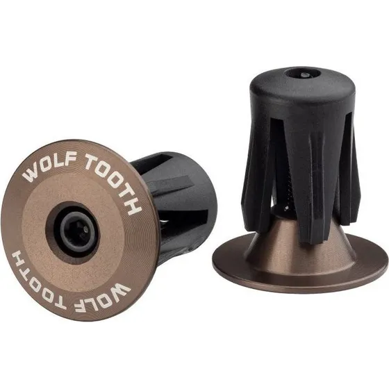 Wolf Tooth Aluminium Lenkerendkappen verschraubbar Espresso
