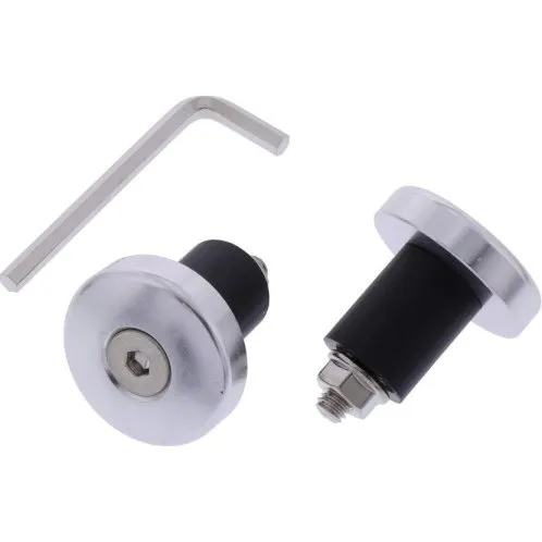 JMT Mini-Lenkerenden Alu silber 17mm