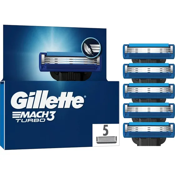 Gillette Mach3 Turbo Ersatzklingen 5 Stück