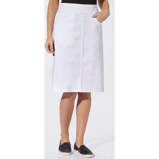 Classic Basics Jeansrock in Weiß