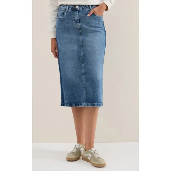 Cecil Jeansrock aus Baumwolle mit Stretchanteil