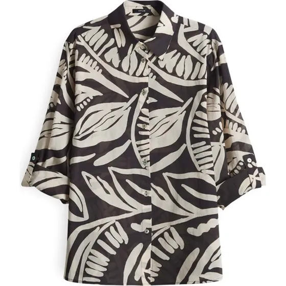 Opus Jumpsuit – Weicher All-Over-Print mit Gummibund