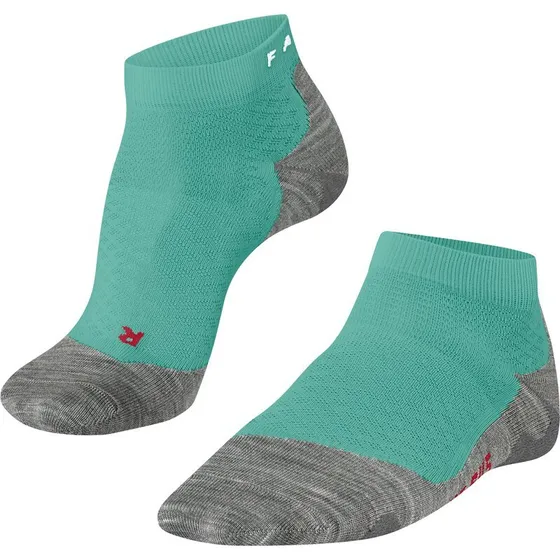 Falke RU5 Race Short Damen Laufsocken türkisblau/orange