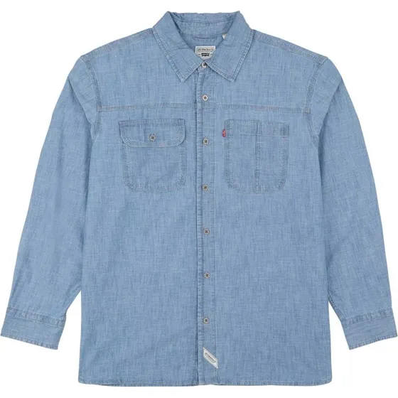 Levi's Auburn Worker Chambray Langarm-Denimhemd
