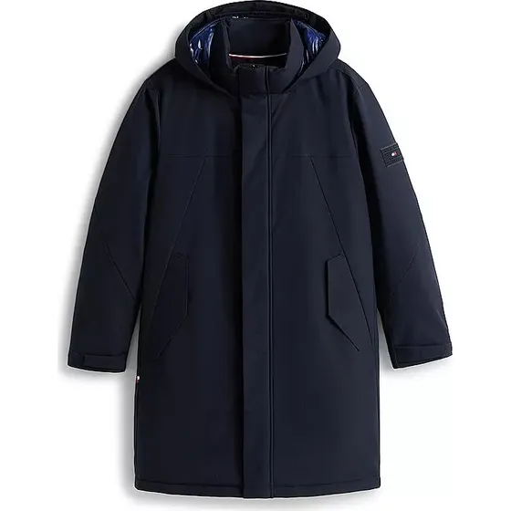 Tommy Hilfiger Parka Black, recyceltes Polyester