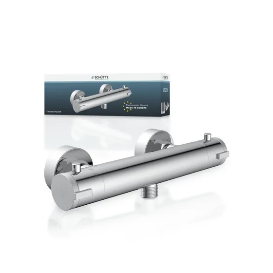 Schütte LONDON Thermostat-Duscharmatur, Chrom, 1/2"