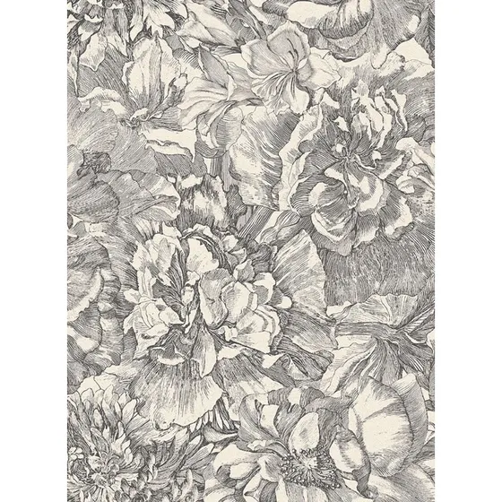 Eijffinger Museum 307340 Tapete Anthrazit