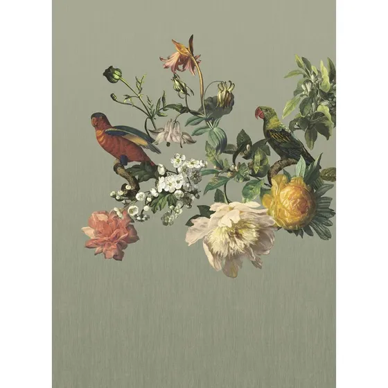 Eijffinger Wandbild Big Birds - Sage Grey 210 x 280 cm