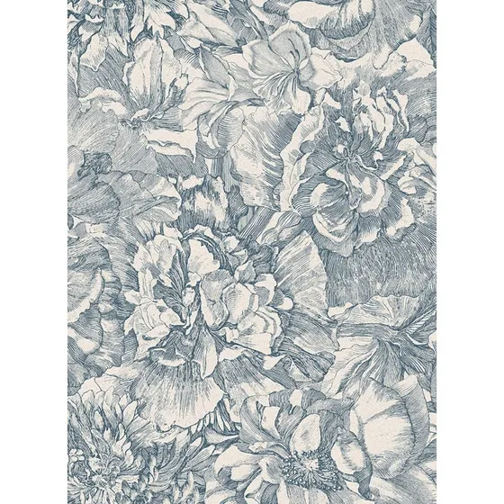 Eijffinger Museum 307343 Tapete Emmy Blau