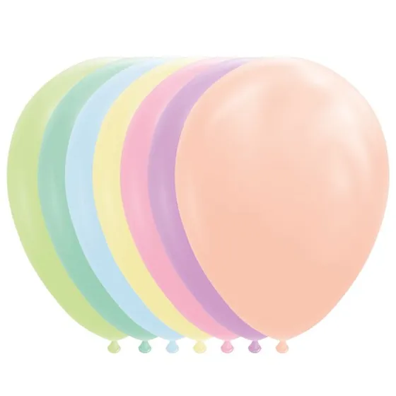 Macarons Luftballons Pastell 30cm, 10 Stck