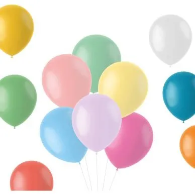Ballons Pastellfarben 33 cm 50 Stck