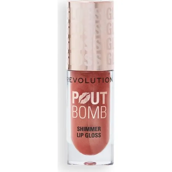Revolution Pout Bomb Shimmer Gloss Nude Glow 4,5 ml