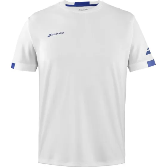 Babolat Play Crew Neck Tee Weiß - Junior T-Shirt für Jungen
