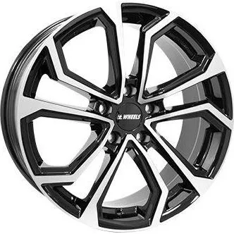 ITWHEELS ELLA Felge 8.0Jx18 5x114.3 ET45 Shiny Black Polished