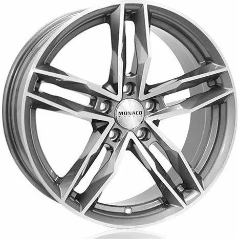 Monaco Wheels Monaco RR8M Felge Anthrazit/Poliert 17Zoll 7.5Jx17