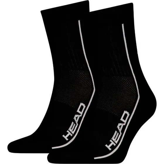 Head Performance Crew Socks 2er-Pack - Schwarz