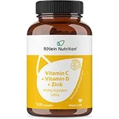 ImmunSystem Ultra Vitamin C+D+Zink 120 Kapseln