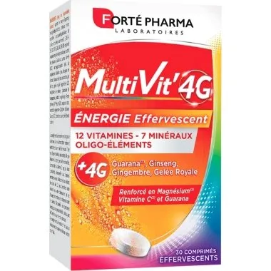 Fort Pharma MultiVit'4G Energie 30 Brausetabletten