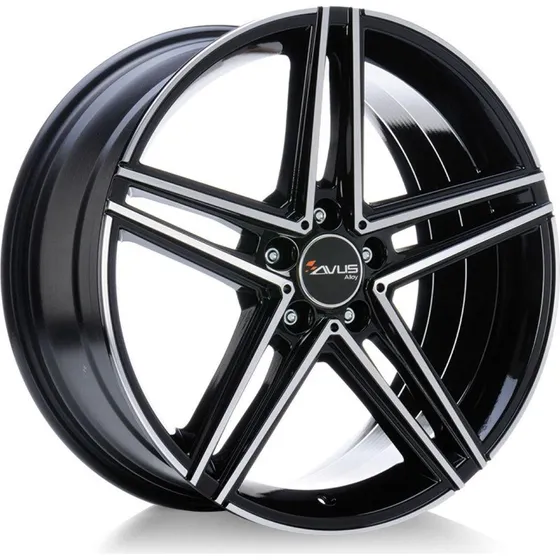 AVUS RACING AC-515K Felge 9.5Jx19 5x112 ET35 Black Polished