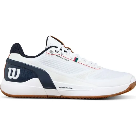 Wilson Rush Pro 5 Clay - Weiß/Navy Blazer