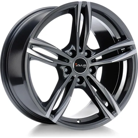 AVUS RACING AC-MB3 Felge Anthrazit Poliert 8,5Jx18 5x120 ET37