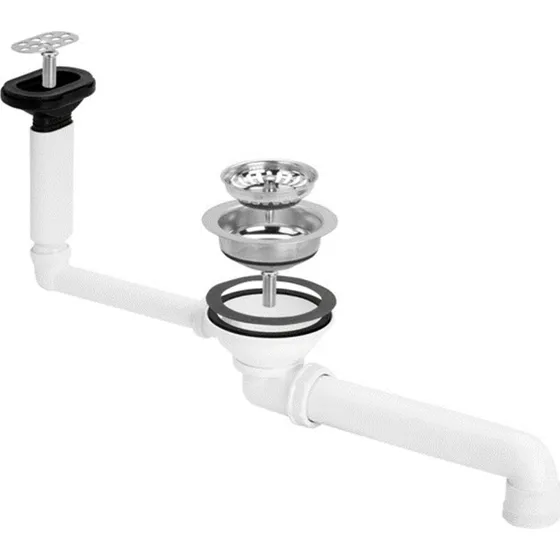 Viega Ablaufventilset 7139.153 weiß 90 mm