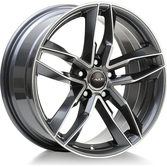 AVUS RACING AF16 Felge Anthrazit Poliert 8.5Jx19 5x112 ET45