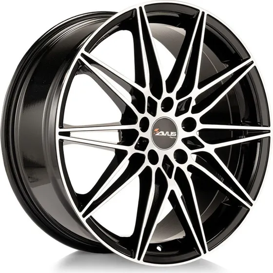 AVUS RACING AC-MB5 Felge 8.0Jx18 5x112 ET57 Black Polished