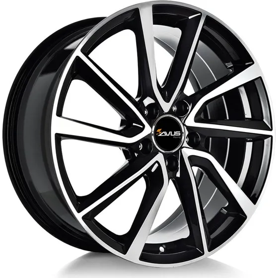 AVUS RACING AC-518 Felge 8.0Jx18 5x114 ET40 Black Polished