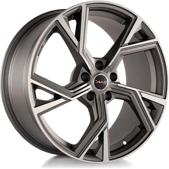 AVUS RACING AF20 Felge 8.0Jx18 5x112 ET28 matt anthrazit poliert