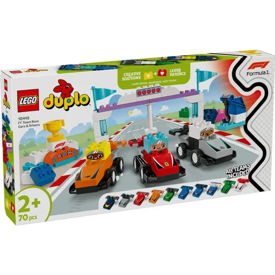 LEGO DUPLO F1 Team: Rennwagen und Fahrer (10445)