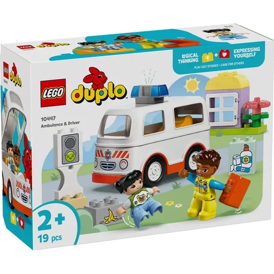 LEGO DUPLO Krankenwagen mit Fahrer (10447) für Kleinkinder