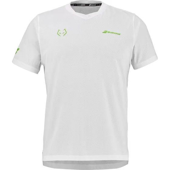 Babolat Crew Neck Tee Juan Lebron - Weiß