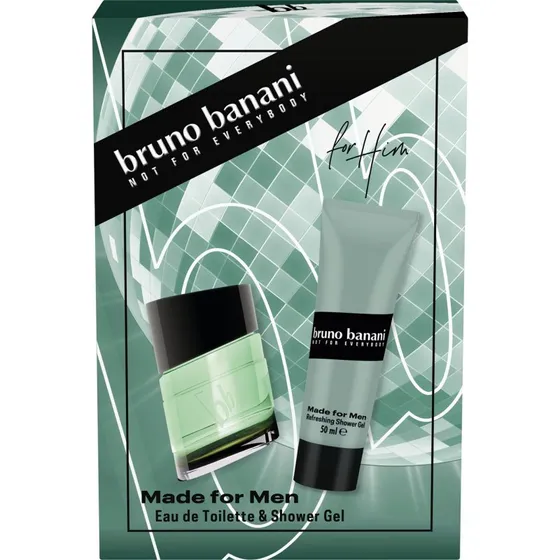 Bruno Banani Made For Men Geschenkset EdT 30ml + Duschgel 50ml