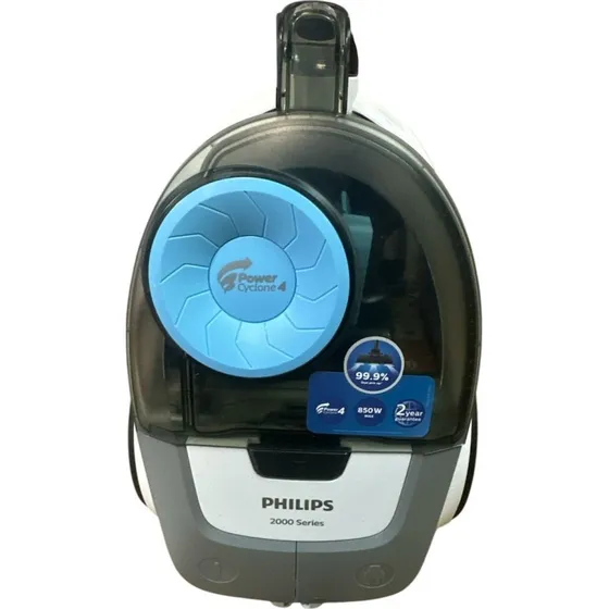 Philips Staubsauger 2000 Series beutellos, 1,3 l, wei/himmelblau